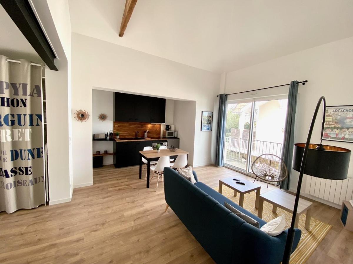 Chaleureux Appartement Aux Allures Nordiques Arcachon Luaran gambar